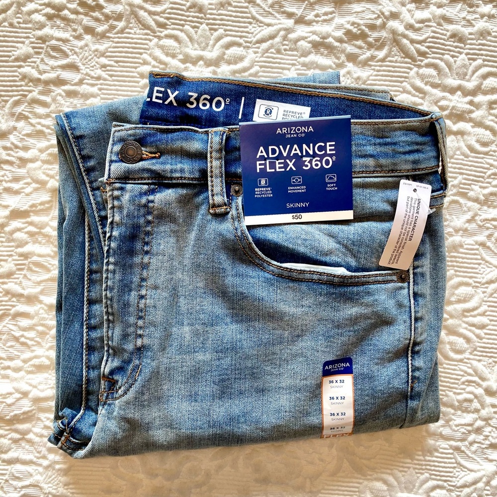 🎉 HP! 🎉 NWT Arizona Men’s Jeans - Picture 3 of 13